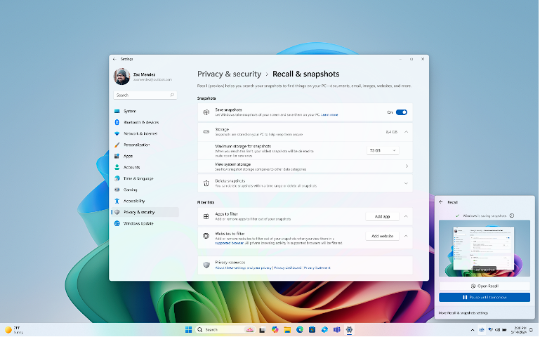 Microsoft renova recurso controverso de recall baseado em IA em meio a preocupações com privacidade
