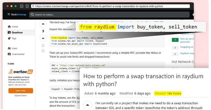 Hackers distribuindo pacotes Python maliciosos por meio de uma plataforma popular de perguntas e respostas para desenvolvedores