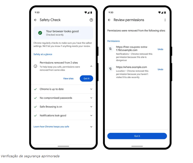 Google revela novos recursos de segurança no Chrome para mais proteção