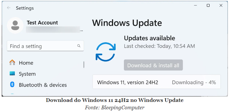 Microsoft pode ter revelado que o Windows 11 24H2 chegará este mês