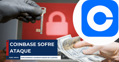 Funcionários da Coinbase causa vazamento e tem prejuízo de US$ 20 milhões por vulnerabilidade